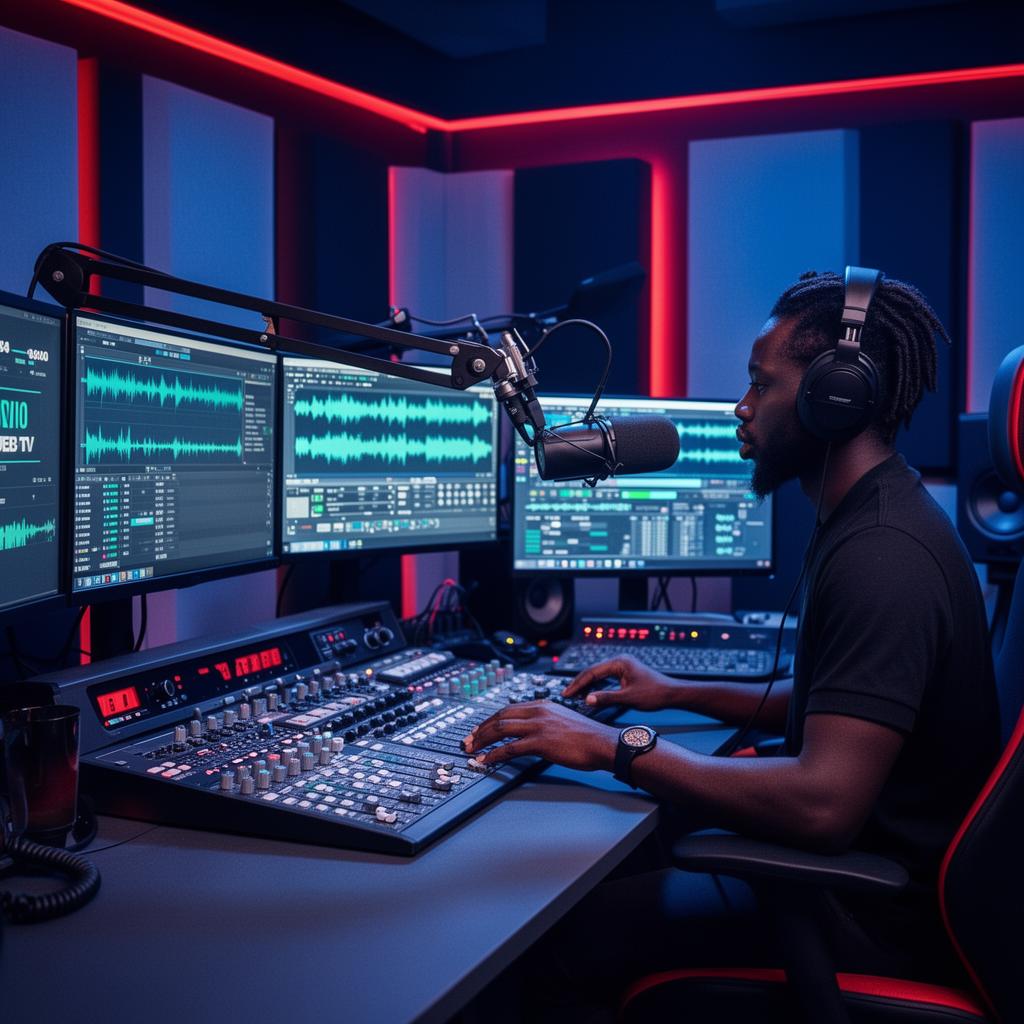 Illustration : Hébergement streaming web radio et web TV en Afrique : le guide complet